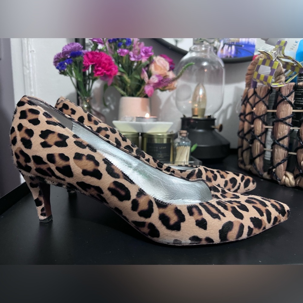 Free Lance Leopard Pumps
